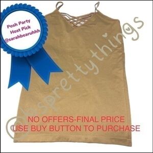 Cami Triple Cross Back